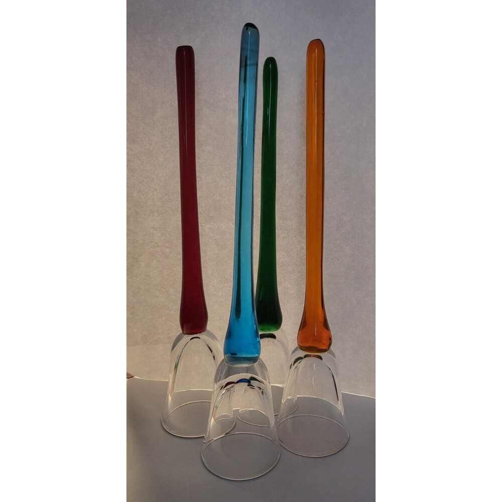Blown Glass Shot Glasses Set of 4